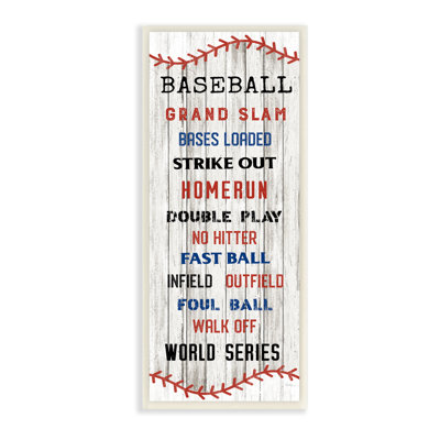 " Baseball Listed "