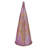 Murano Handcrafted Art Glass and Metal Indoor Angel Decorative Statuette with LED Lights - Purple-92634353