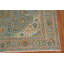 Tapis bleu clair à motif géométrique traditionnel 8 x 11