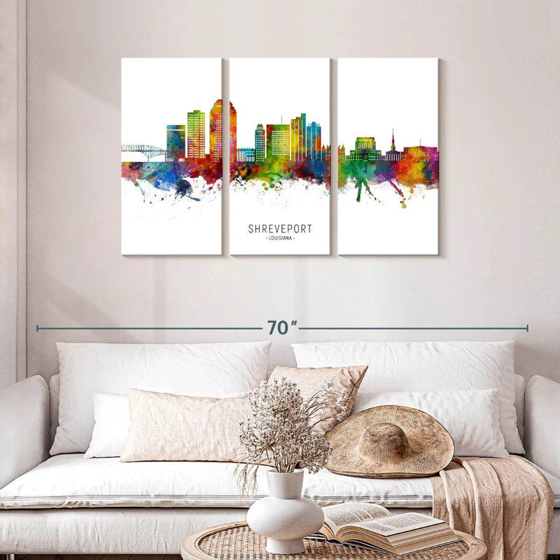 Nicci Shreveport, Louisiane, horizon I, H 28 po x l 45 po