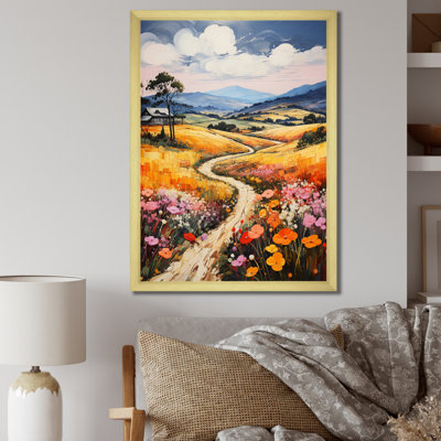 Balan Farm Summer Fauvist Field I, reproduction d'art sur toile