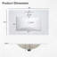Ensemble de meuble-lavabo moderne avec lavabo 30 po, meuble-lavabo moderne avec porte à fermeture douce et 3 tiroirs, structure en bois massif
