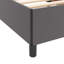 Structure de lit en similicuir gris 63 "x 78,7" Vidaxl-621659015-621661304