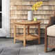 Colden Teak Outdoor Side Table