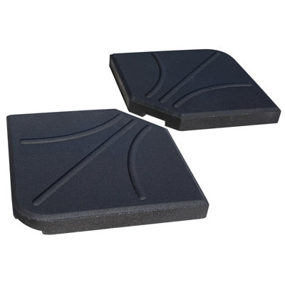 Rowlinson Overhang Parasol Base Weights 25kg - 2 Pack