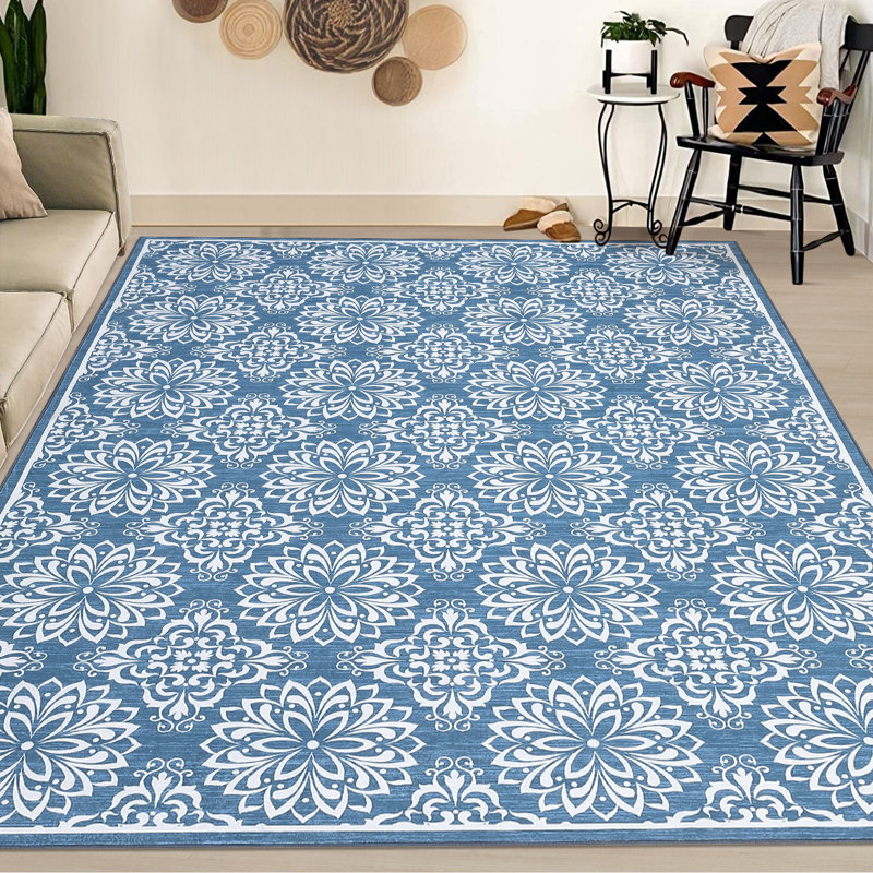 Tapis Brandolyn avec envers antidérapant, Rectangle 5 pi x 7 pi