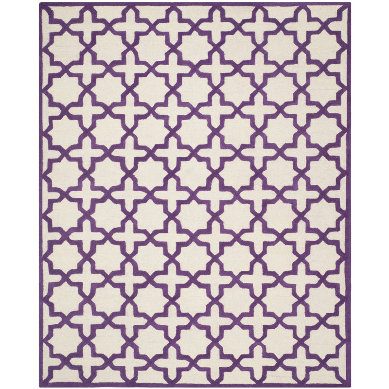 Cambridge Hand Tufted Wool Geometric Rug, Rectangle 2'6" x 4'