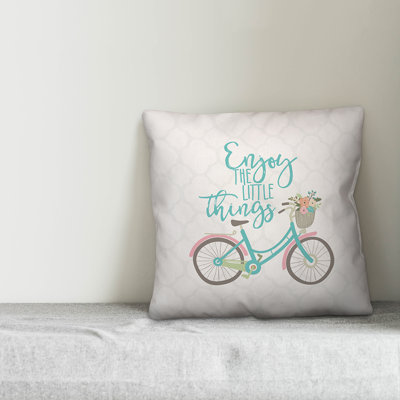  Enjoy the Little Things Throw Pillow
