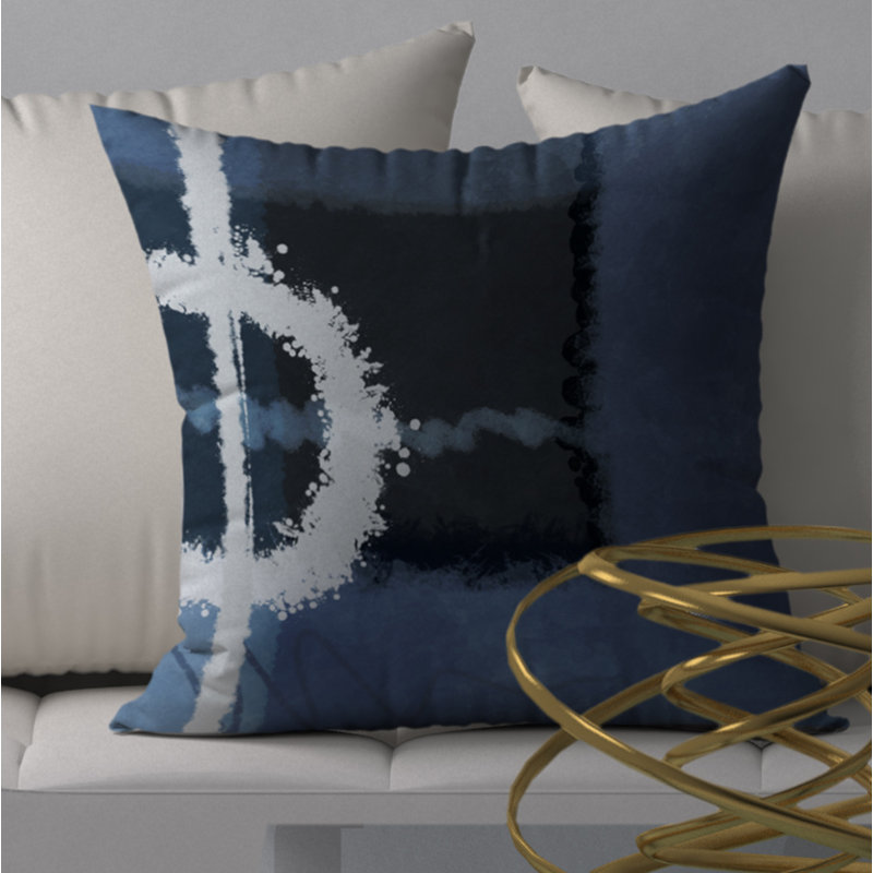 Housse de coussin décorative carrée sensationnelle, H 18 po x l 18 po