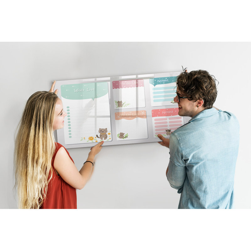 Magnetic Glass Dry Erase Board