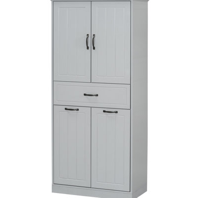 Bathroom Storage With Doors - 2 Removable & Drawer For Unit Laundry Adjustable Interior