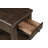 Mahogany Traditional Chairside Table W/ Storage