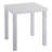 High Gloss and Chrome End Table