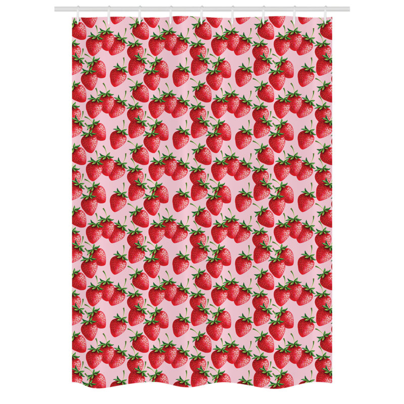 Shower Curtain with Hooks Included, 78" H x 54" W