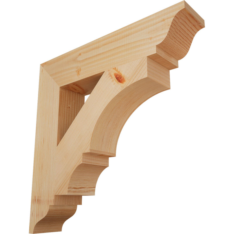 Support traditionnel Balboa, L 3 1/2 po x P 20 po x H 20 po, Sapin de Douglas lisse