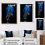 Saxophone bleu minuit II - musique, art mural-97059645-97059650