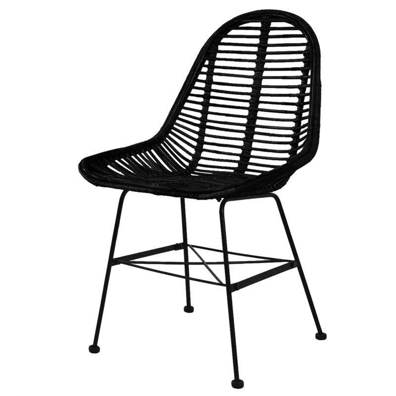 Hetton 84cm H Side Chair, Black