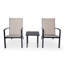 Ensemble bistro 3 pièces PVC-coated polyester
