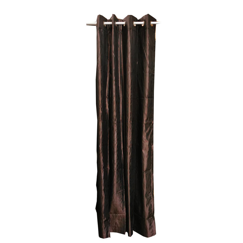 Panneau de rideau simple obscurcissant avec œillets Edgecombe, l 50 po x L 98 po, Chocolat