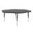 Laminate Adjustable Rectangle 6 Students Activity Table-55809117