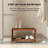 Premium Solid Wood Boot Tray Stand with Natural Coir Mat - Entryway & Mudroom Shoe Organizer-1011167304-1015415230-1015415228