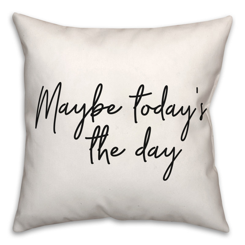 Coussin noir et blanc