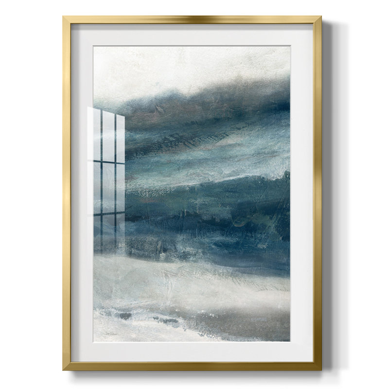 Prise privée II - impression encadrée, H 28,5 po x l 20,5 po, Doré