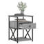 Raimondo 40cm W Iron Bedside Table-1555651378
