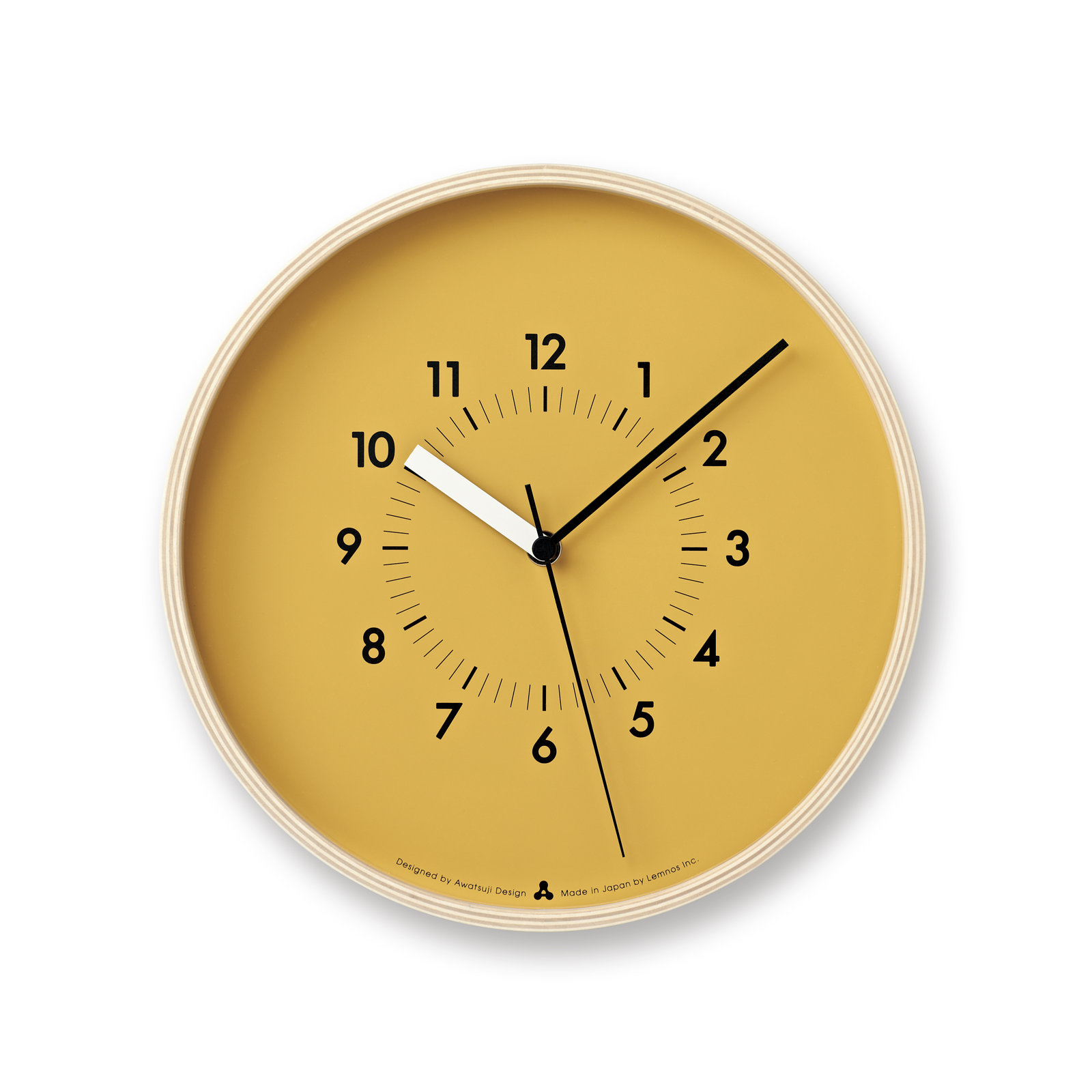 Lemnos Soso Wall Clock, Orange