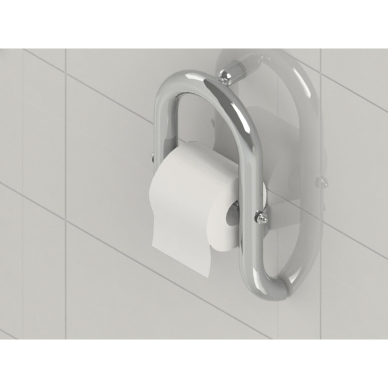 Porte-rouleau de papier hygiénique de luxe invitant 2 en 1 de 13 po en noir mat INVISIA (capacité de 500 lb)