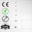 Bonefield Silver Plug-in Integrated LED Metal Deck Light