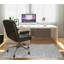 Light Leopard Low Pile Carpet Straight Rectangular Chair Mat-50613294