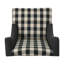 Fauteuil club haut dossier en tissu TODDman