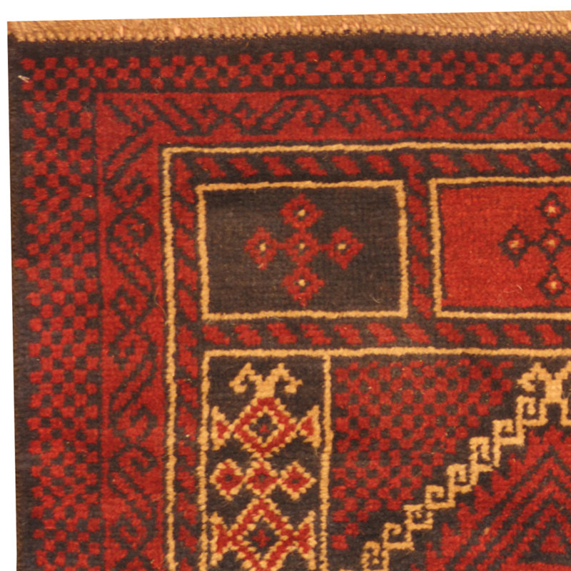 Tapis rouge / bleu marine Dakira