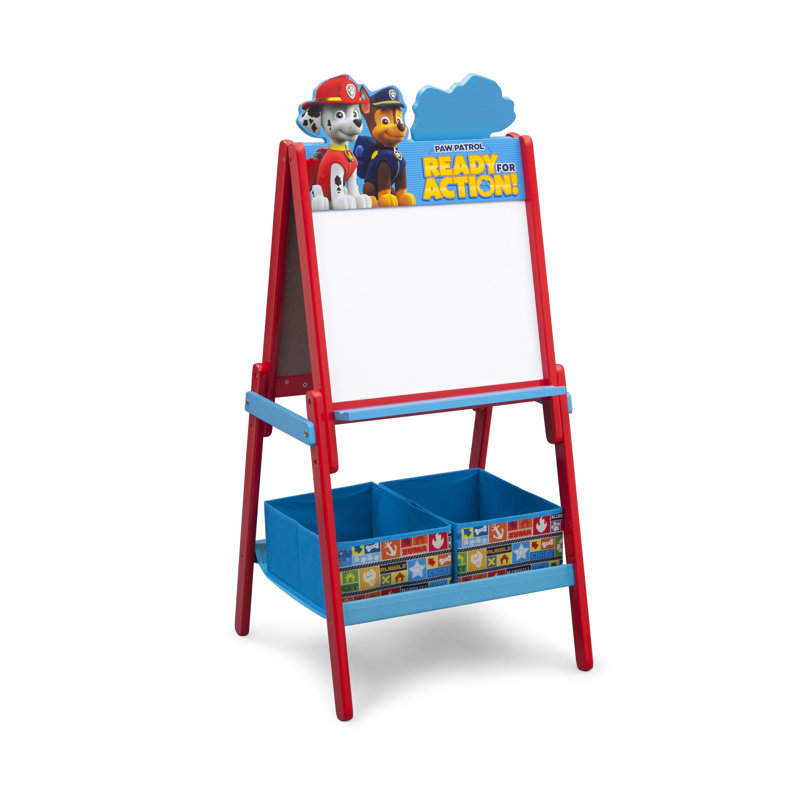 Nick Jr. PAW Patrol Wooden Double Sided Activity Easel by Delta Children