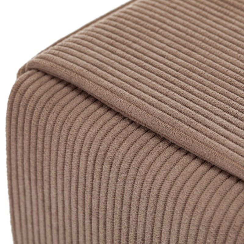 Tabouret Scheid, Brun, Bois naturel
