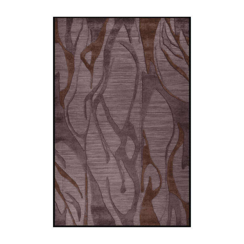 Tapis noir lavable à la machine, Rectangle 2 pi x 3 pi
