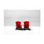 Clir Branson, chaises Adirondack rouges en hiver sur toile-1218317877
