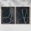 Série ABSTRACT DCV - reproduction encadrée de qualité supérieure - prête à être accrochée - aucun clou requis - aucun clou requis-108029765-108029767