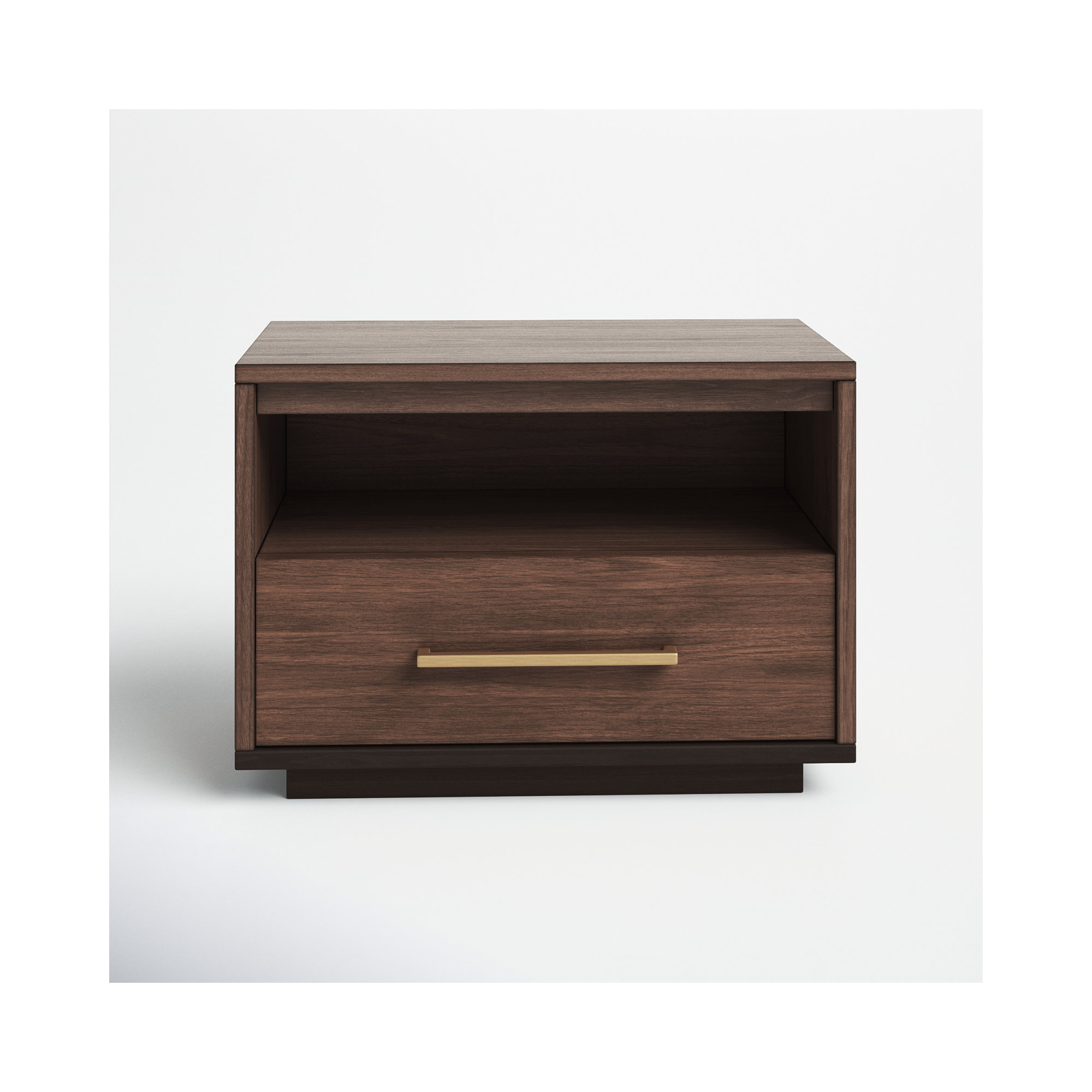 Roxie 1 - Drawer 24.8" Nightstand, Brown