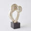 Align Sculpture-Silver Leaf