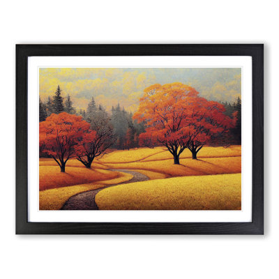 View of an Autumn Forest Vol.2 - Framed Print