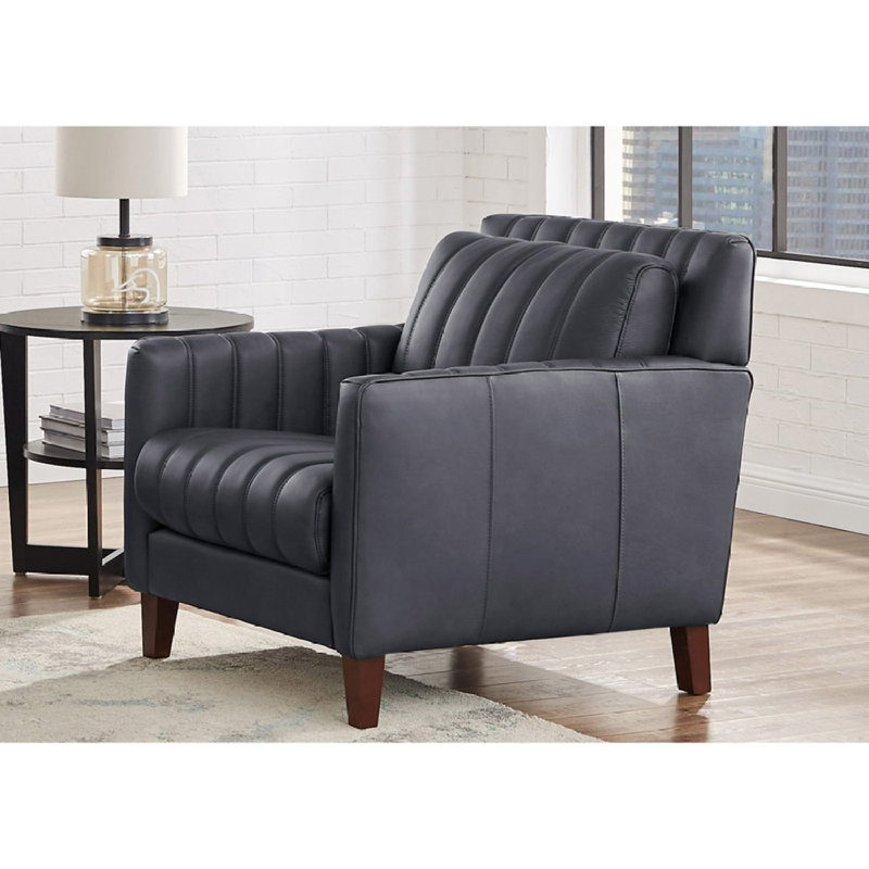 Fauteuil en cuir Ennis