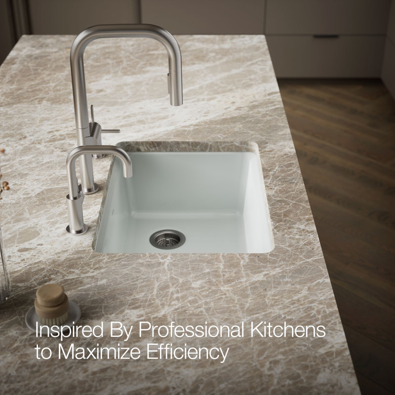 Riverby® 27"L x 22"W Kitchen Sink, Ice Gray