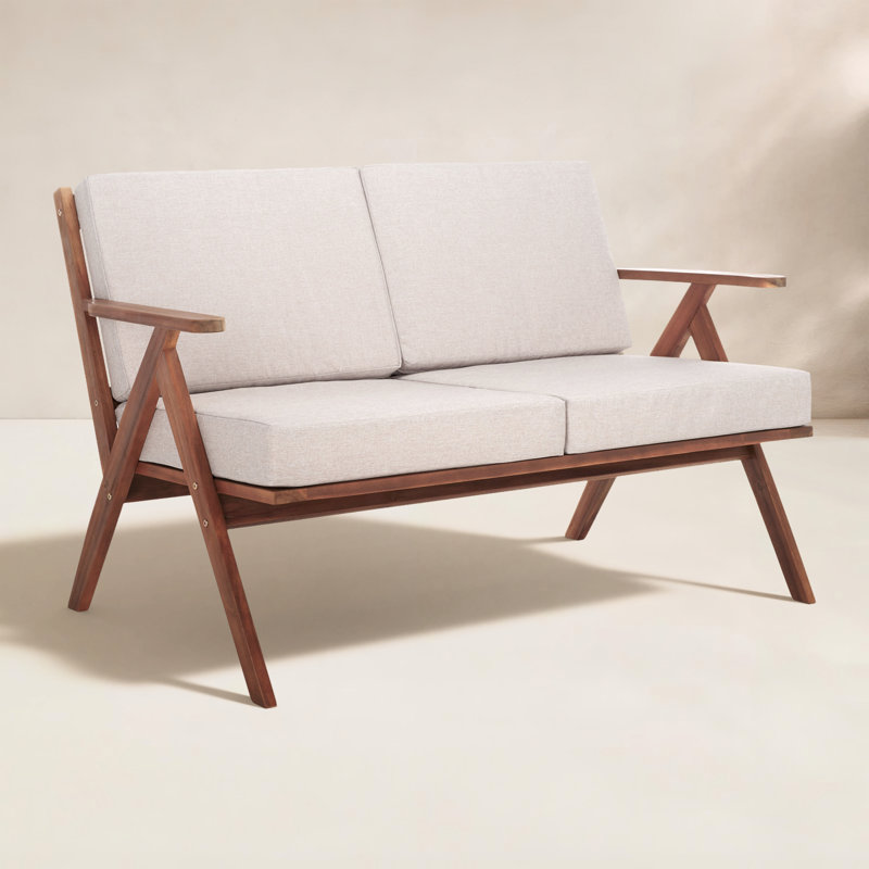 Jose Solid Wood Acacia Outdoor Bench