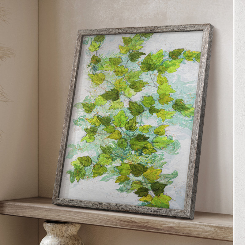 Ivy Framed Print - Solid Wood, 30" H x 24" W