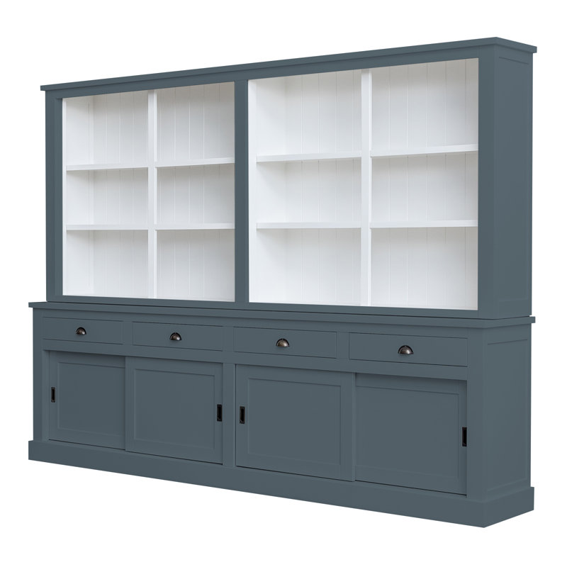 Byers Display Cabinet, Blue Grey