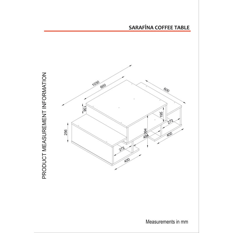 Ledger Solid Coffee Table