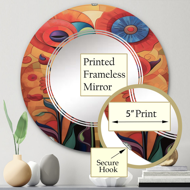 Miroir Wanza, 24 po x 24 po