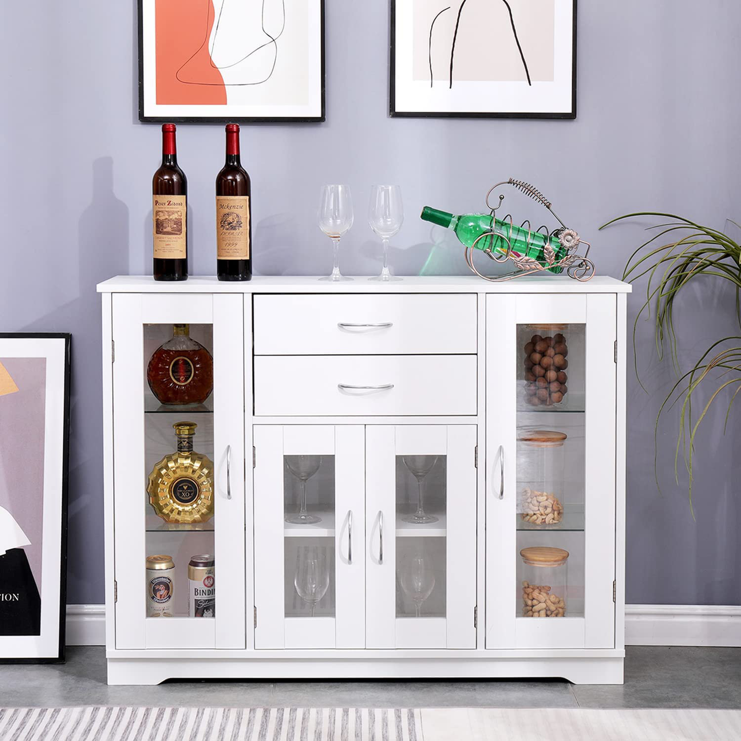 Red Barrel Studio® 41.5'' Wide 2 Drawer Sideboard & Reviews | Wayfair
